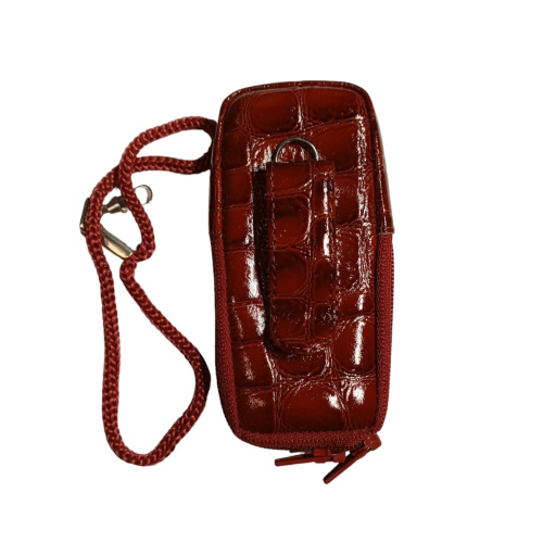 Кожаный чехол для телефона Siemens AX75 "Alan-Rokas" серия "Absolut" (Красный) натуральная кожа