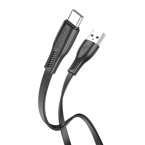 USB to Type C "BOROFONE" BX85 3.0A 1M (Цвет: черный)  фото 5