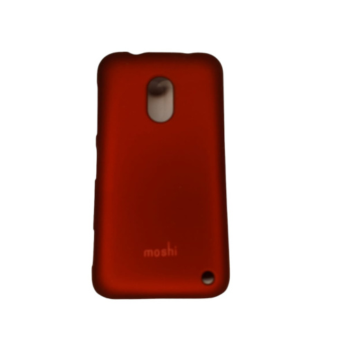 Чехол-накладка для Nokia 620 Lumia пластиковая "Moshi" (Цвет: красный)