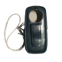 Кожаный чехол для телефона Motorola C650 "Alan-Rokas" серия "Absolut" (аквамарин) натуральная кожа