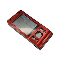 Sony Ericsson W910 - Корпус в сборе (Цвет: красный) без крышки АКБ