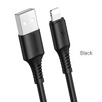 USB для IP Lighting "Borofone" BX47 1M (черный) 