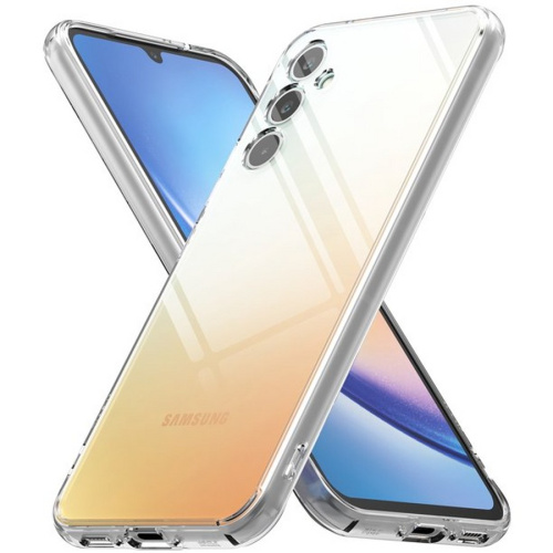 Панель для Samsung A34 силиконовая 0,6 мм (Цвет: прозрачный)