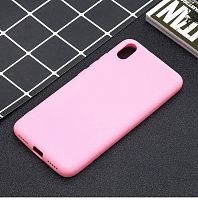 Панель для Samsung A01 Core (A013)/M01 Core силиконовая (Цвет: розовый)