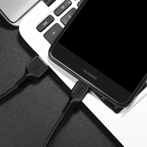 USB to Type C "HOCO" X13 2.0A 1M (Цвет: черный)  фото 4