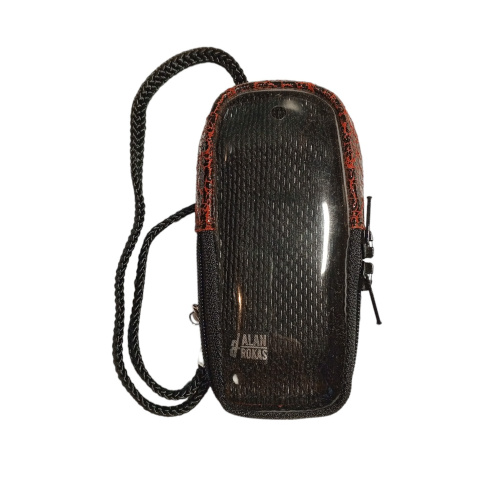 Кожаный чехол для телефона Siemens C60 "Alan-Rokas" серия "Absolut" (бордовый) натуральная кожа фото 3