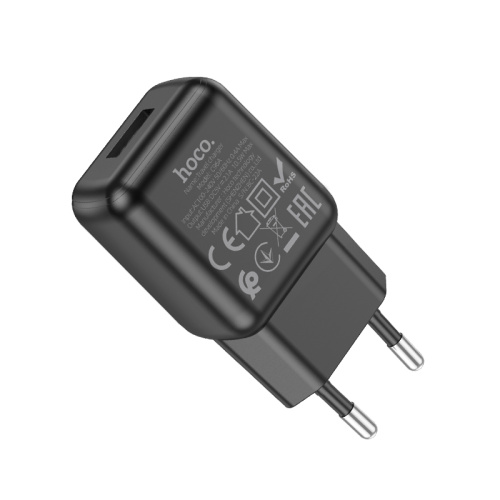 СЗУ с USB выходом 2.1A "HOCO" C96A  (черный) фото 3