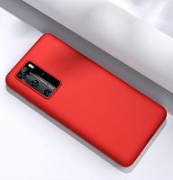 Панель для Huawei Honor 10X Lite силиконовая (Цвет: красный)
