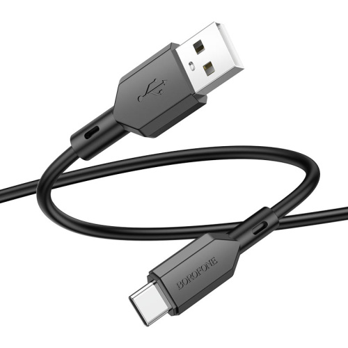 USB to Type C "BOROFONE" BX70 3.0A 1M (Цвет: черный) фото 4