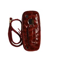 Кожаный чехол для телефона Siemens CX65/CX70 "Alan-Rokas" серия "Absolut" (красный) натуральная кожа