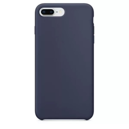 Панель для IP 7 Plus/8 Plus силиконовая Silicone Case (Цвет: темно-серый)