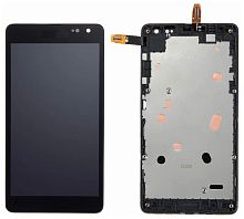 Дисплей для Nokia 535 Lumia (RM-1090) модуль с тачскрином (CT2C1607FPC-A1-E)