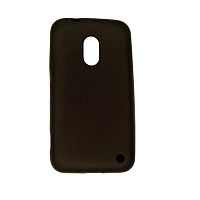 Чехол-накладка для Nokia 620 Lumia силиконовая (Цвет: черный)