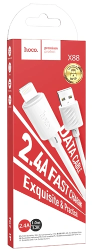 USB для IP Lighting "HOCO" X88 1М (белый)  фото 3