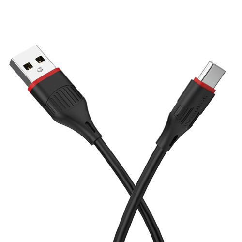 USB to Type C "BOROFONE" BX17 1M (Цвет: черный)  фото 5