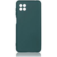 Панель для Samsung A22S/A22 5G силиконовая Silky soft-touch (Цвет: темно-зеленый)