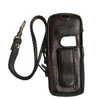 Кожаный чехол для телефона Motorola E365 "Alan-Rokas" серия "Zebra" натуральная кожа