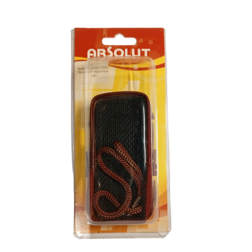 Кожаный чехол для телефона Sony Ericsson T230 "Alan-Rokas" серия "Absolut" (красный лак) натур. кожа фото 2
