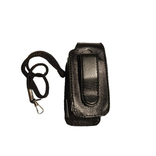 Кожаный чехол для телефона Nokia 6060 "Alan-Rokas" серия "Absolut" (черный) натуральная кожа фото 5