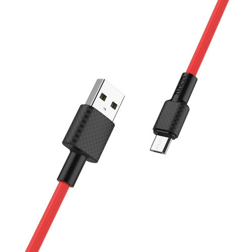 USB micro USB "HOCO" X29 1М 2.0A (красный)  фото 5