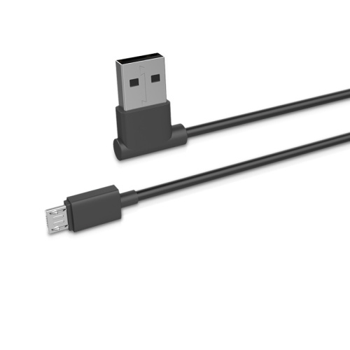 USB micro USB "HOCO" UPM10 1,2М (черный) угловой (ORIG) фото 6