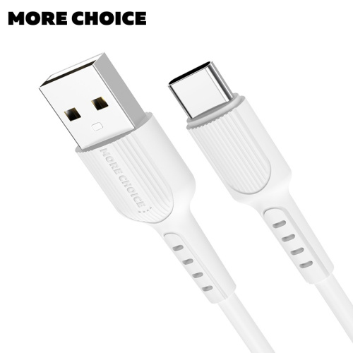 USB to Type C "More choice" K26a 1М (Цвет: белый )