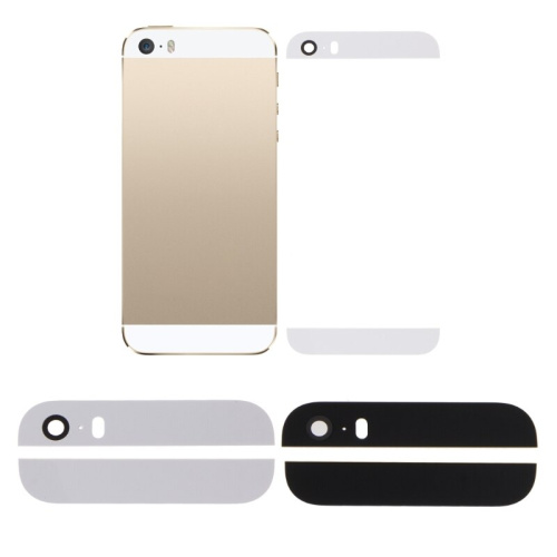 Стекло задней крышки для iPhone 5S/SE (2шт) (Цвет: белый) 