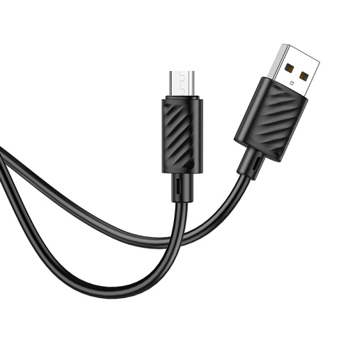 USB micro USB "HOCO" X88 1M 2.4A (черный)  фото 3