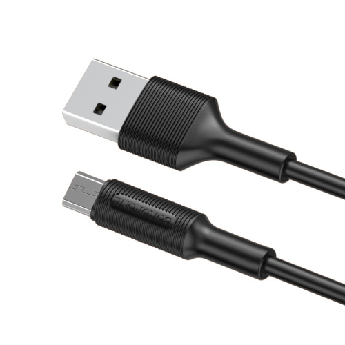 USB micro USB "BOROFONE" BX1 1M 2.0A (черный)  фото 5