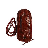 Кожаный чехол для телефона Motorola C155/C156 "Alan-Rokas" серия "Absolut" (красный) натур. кожа
