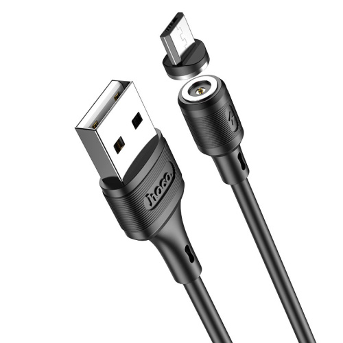 USB micro USB "HOCO" X52 1М 2.4A (Цвет: черный) магнитный фото 5