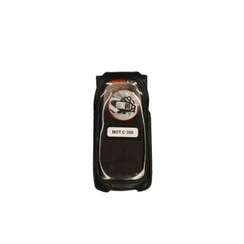 Кожаный чехол для телефона Motorola C350 "Turn Box"  фото 4