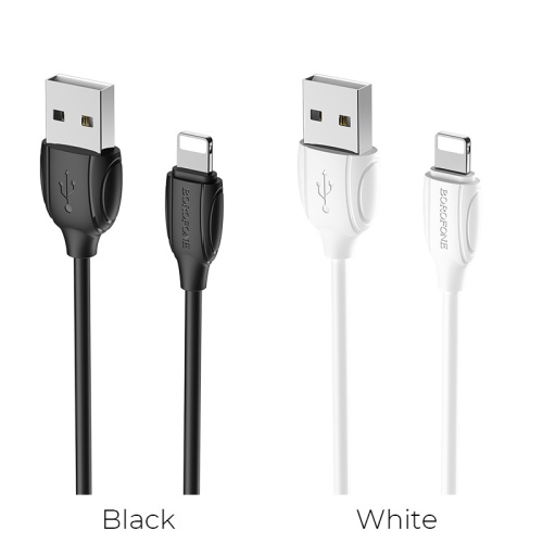 USB для IP Lighting "Borofone" BX19 1M (черный) фото 3