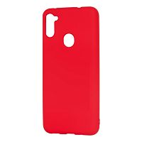 Панель для Samsung A11/M11 (A115/M115) силиконовая (Цвет: красный)