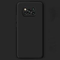 Панель для Xiaomi Poco X3/X3 Pro силиконовая (Цвет: черный)