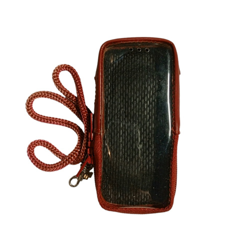 Кожаный чехол для телефона Sony Ericsson T230 "Alan-Rokas" серия "Absolut" (красный лак) натур. кожа фото 3