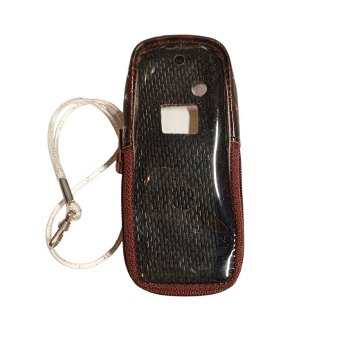 Кожаный чехол для телефона Siemens CX75 "Alan-Rokas" серия "Absolut" (бордовый) натуральная кожа фото 4