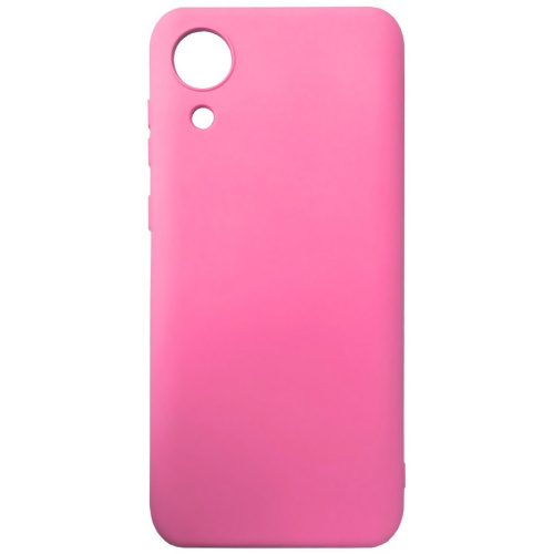 Панель для Samsung A03 Core (A032) силиконовая (Цвет: розовый)