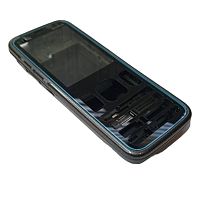 Nokia 5630 - Корпус в сборе (Цвет: черный/синий)