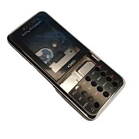 Sony Ericsson K660i - Корпус в сборе с клавиатурой (Цвет: черный/синий)