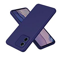 Панель для Huawei Honor X5 2023 силиконовая Silky soft-touch (Цвет: синий)