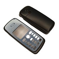 Sony Ericsson T300 - Корпус в сборе (Цвет: черный/голубой)