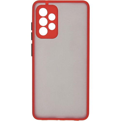 Панель для Samsung A53 (A536) пластиковая с окантовкой (Цвет: красный)