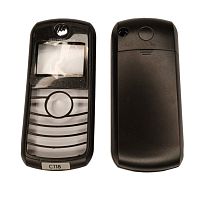 Motorola C118 - Передняя и задняя панель корпуса (Цвет: черный)