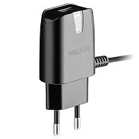СЗУ micro USB (1A/5W) "WALKER WH-12", черное  