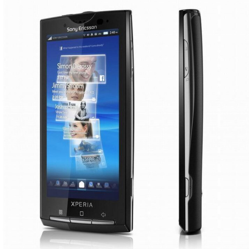 Чехол-книжка для Sony Ericsson Xperia X10 (Цвет: черный) вертикальный чехол-флип фото 5