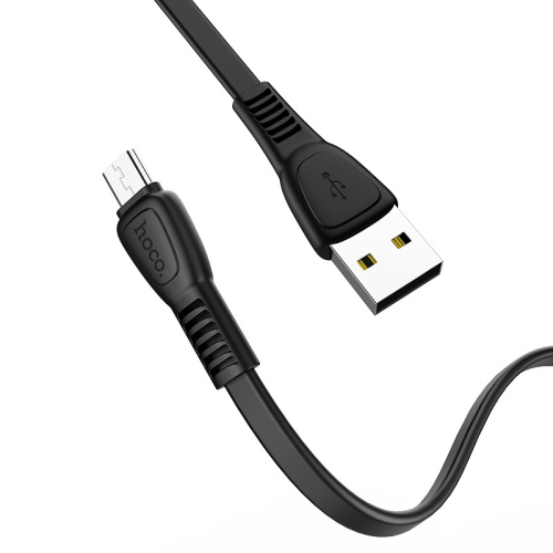 USB micro USB "HOCO" X40 Noah 1M 2.4A (Цвет: черный)  фото 5