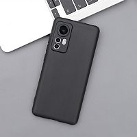 Панель для Xiaomi Mi 12 Lite силиконовая (Цвет: черный)