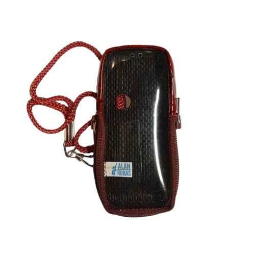 Кожаный чехол для телефона Nokia 3220 "Alan-Rokas" серия "Absolut" (красный) натуральная кожа фото 3