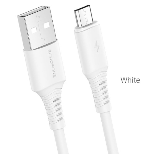 USB micro USB "BOROFONE" BX47 1M (белый) 
